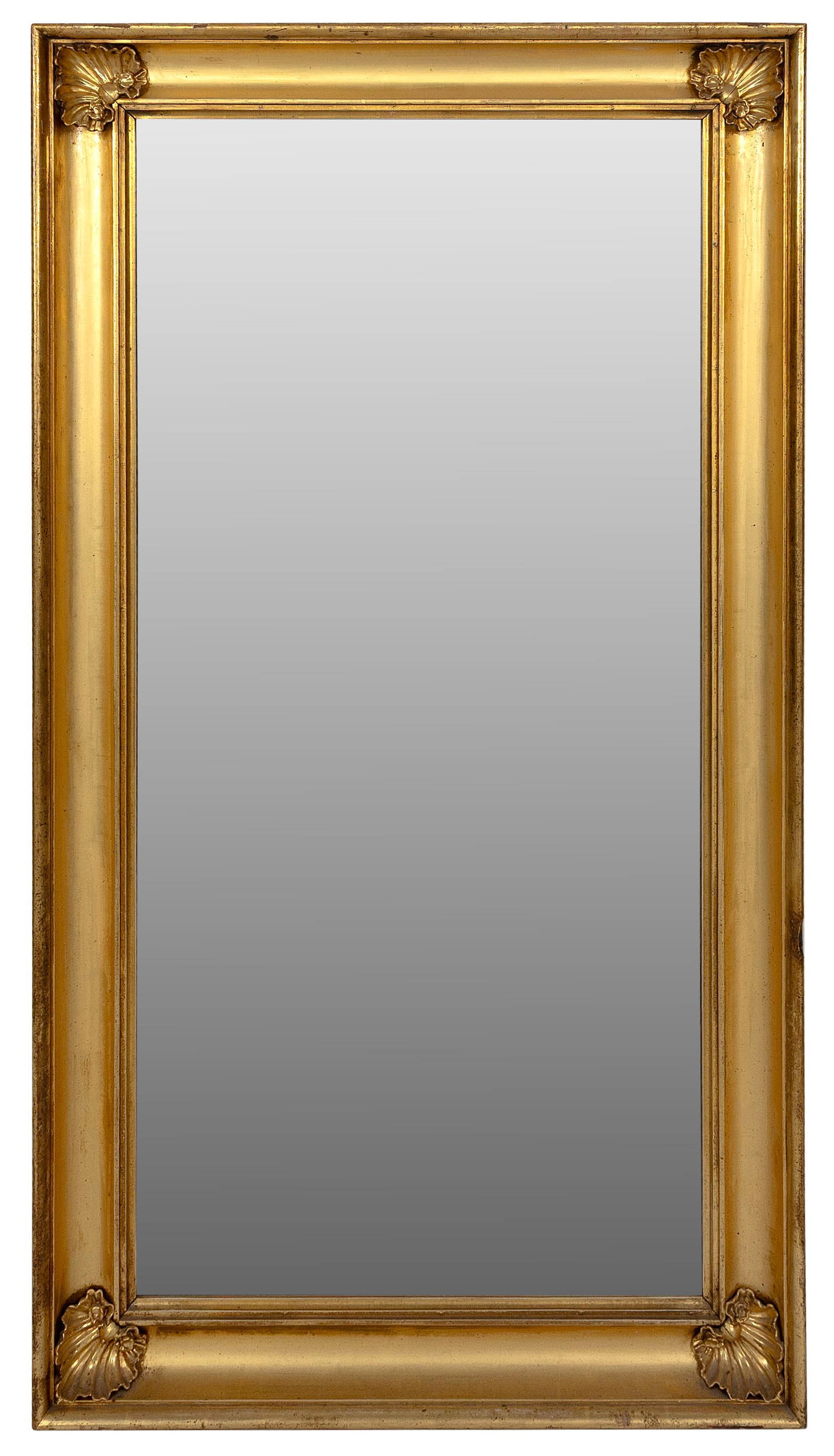 GILT WALL MIRROR 19th Century Height 55". Width 31". (1 of 1)