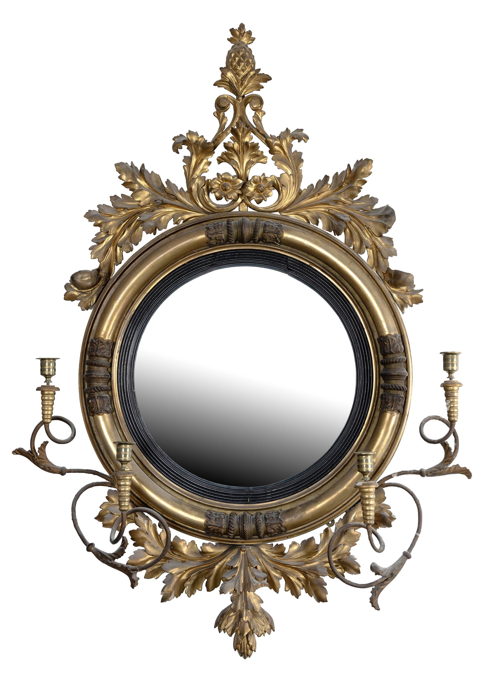 FEDERAL GILT GIRANDOLE MIRROR 19th Century (1 of 1)
