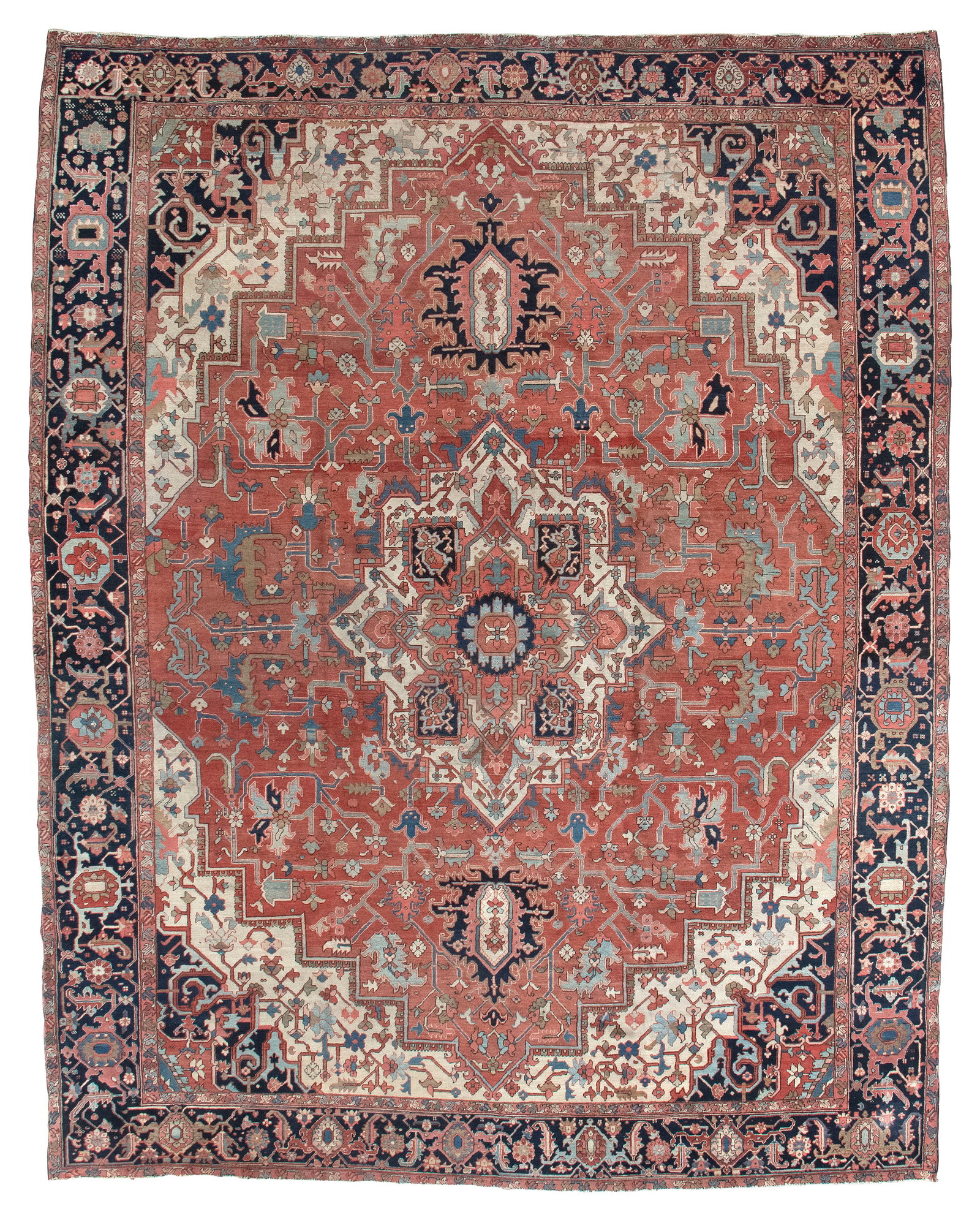 SERAPI RUG: 10'0" X 12'5" Circa 1900 (1 of 1)