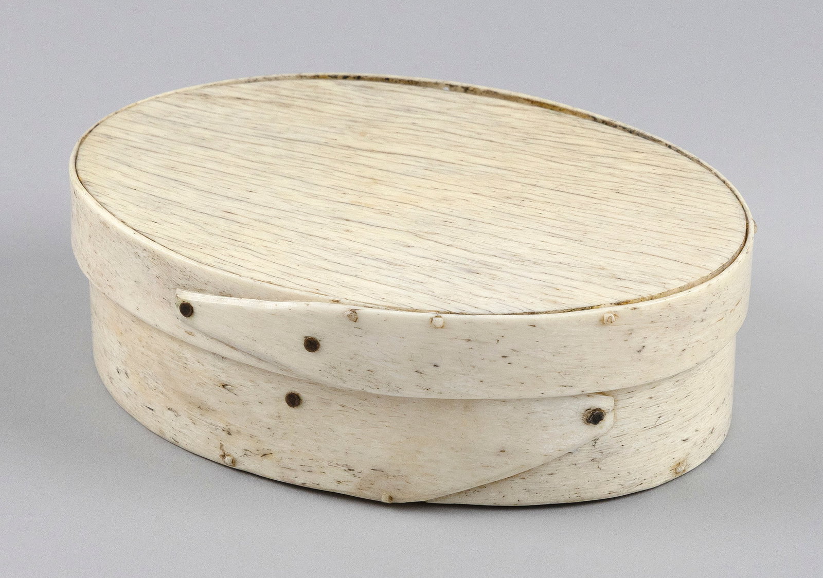 WHALEBONE DITTY BOX 19th Century Height 2.25". Length 6". Width 4". (1 of 4)