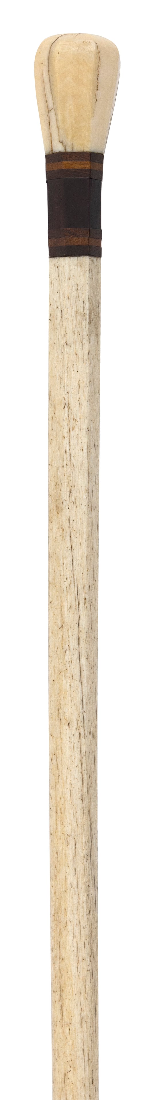 WHALEBONE AND WHALE IVORY CANE 19th Century Length 36.75". (1 of 1)