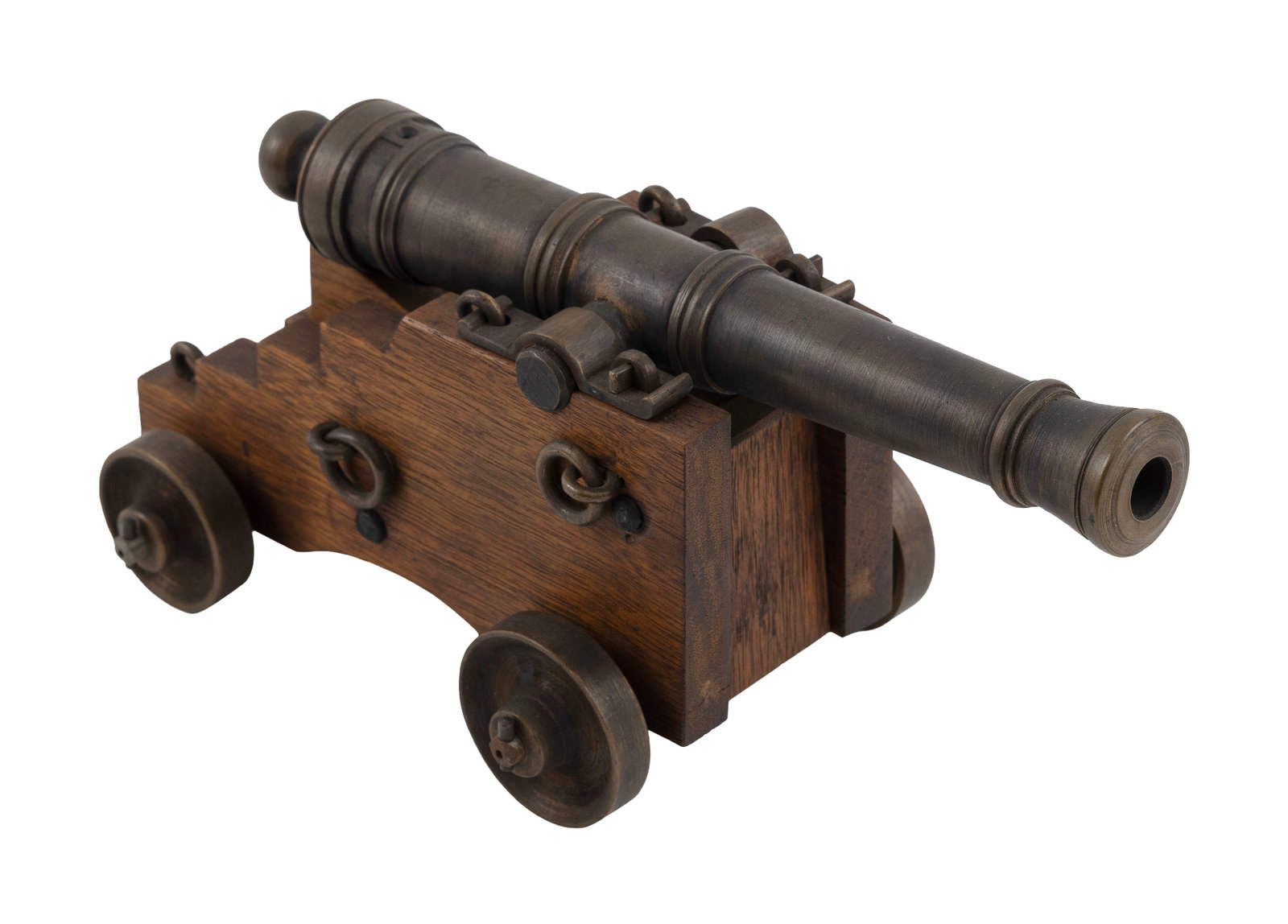 MINIATURE MODEL OF A SHIP'S CANNON England, Early 20th Century Length 10". (1 of 1)