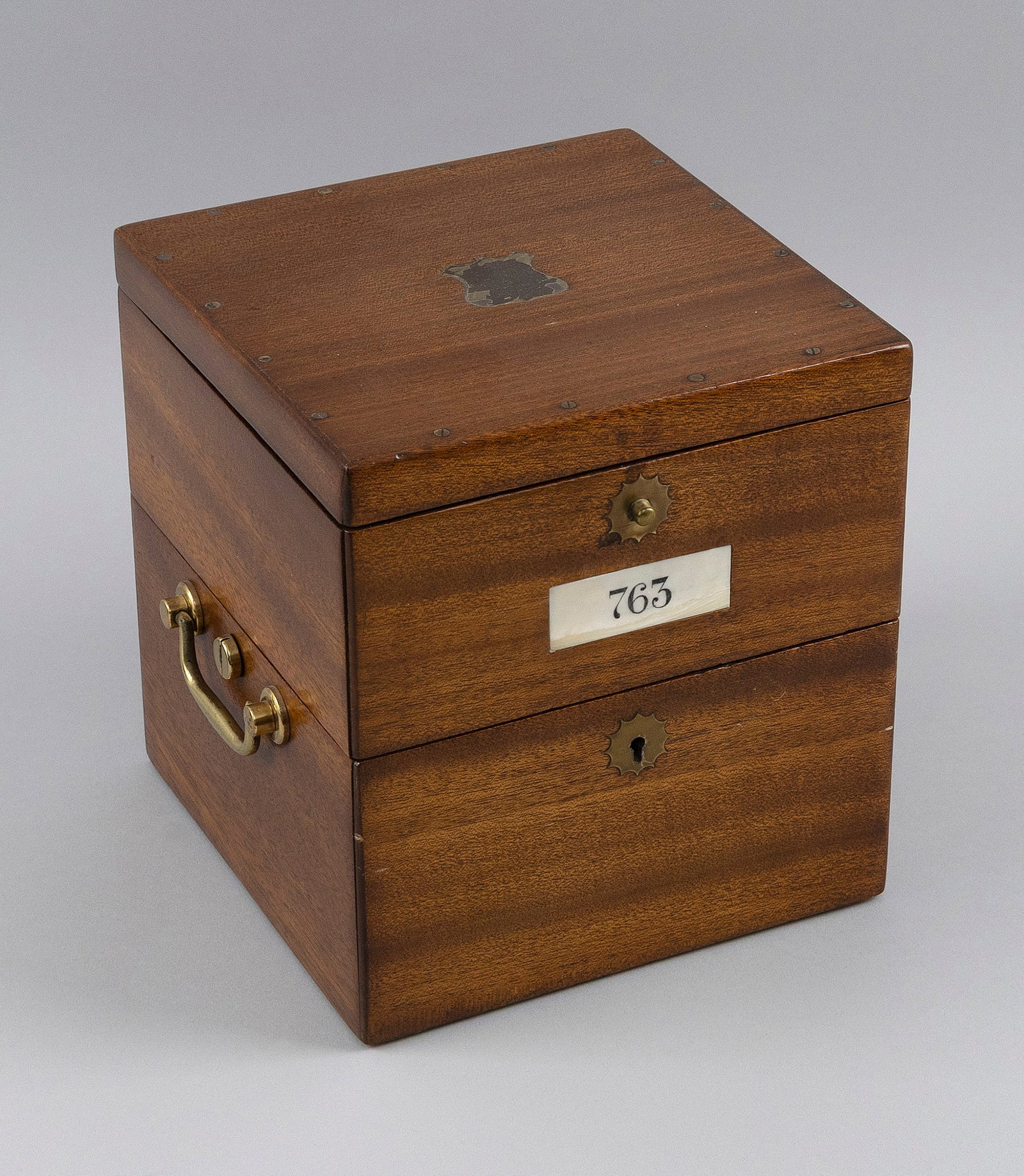 REID & SONS MAHOGANY-CASED CHRONOMETER England, 19th Century Bezel diameter 5". Case height 8". (1 of 3)