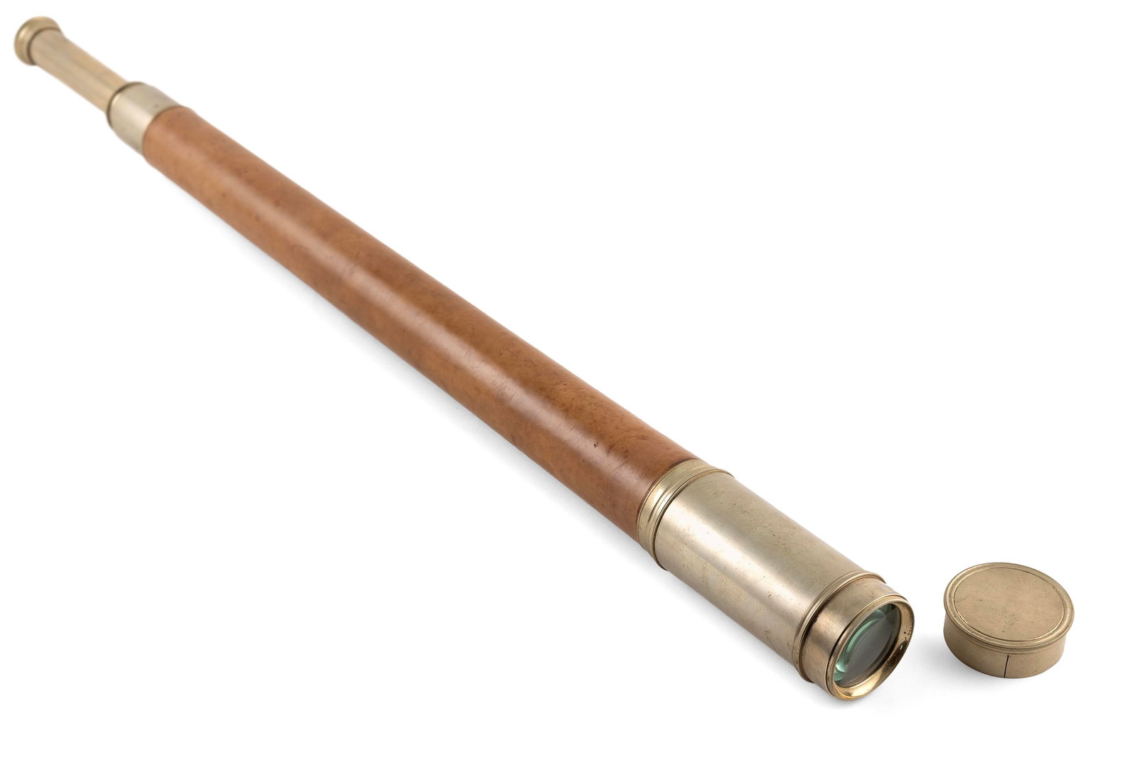 IMPORTANT TROUGHTON & SIMMS TELESCOPE PRESENTED BY THE BRITISH GOVERNMENT TO AN AMERICAN SHIP (1 of 1)