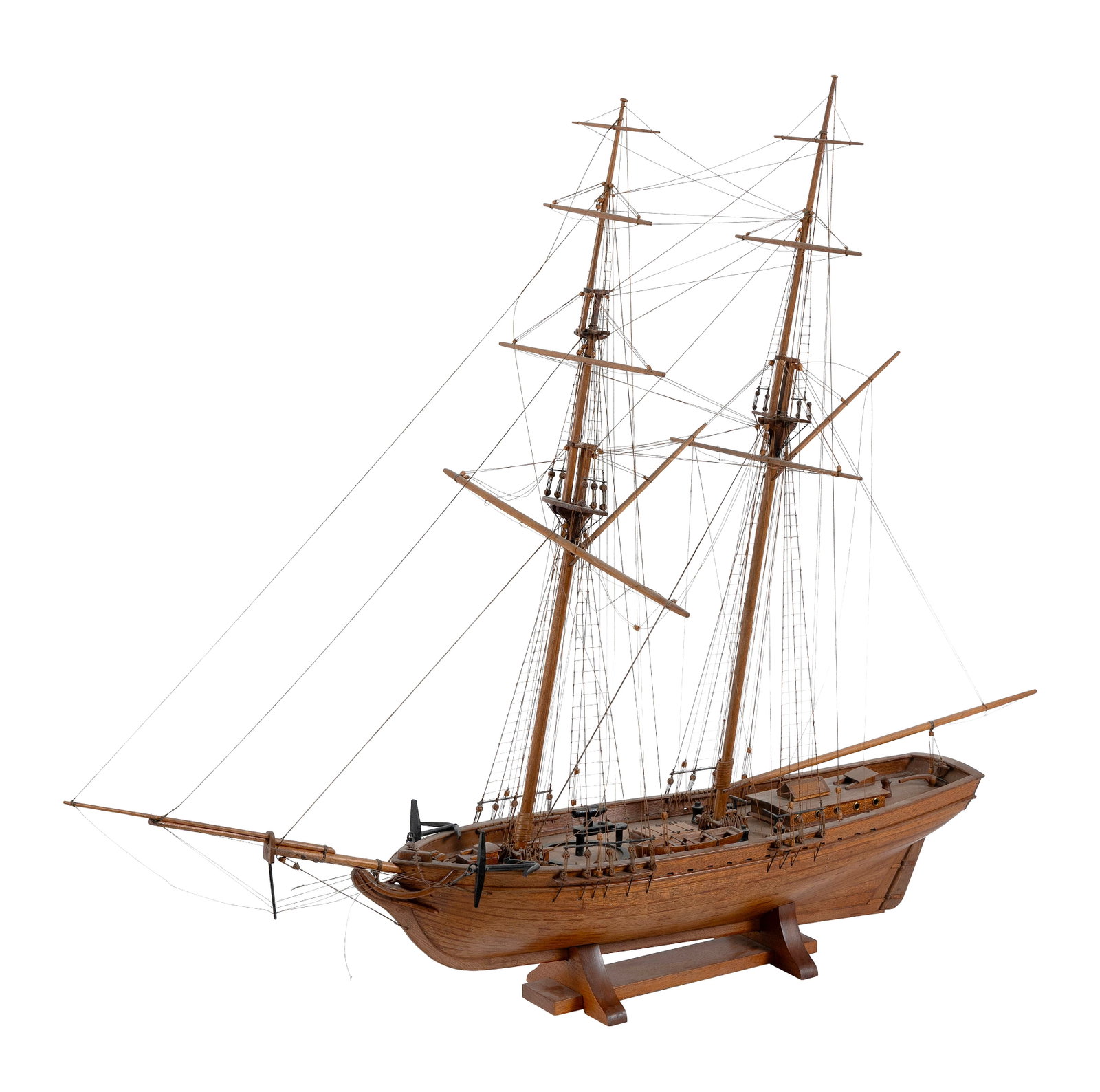 ROBERT INNIS MODEL OF THE "DOS AMIGOS" Dennis, Massachusetts, 1893-1983 Height 29.5". Length 37". (1 of 1)