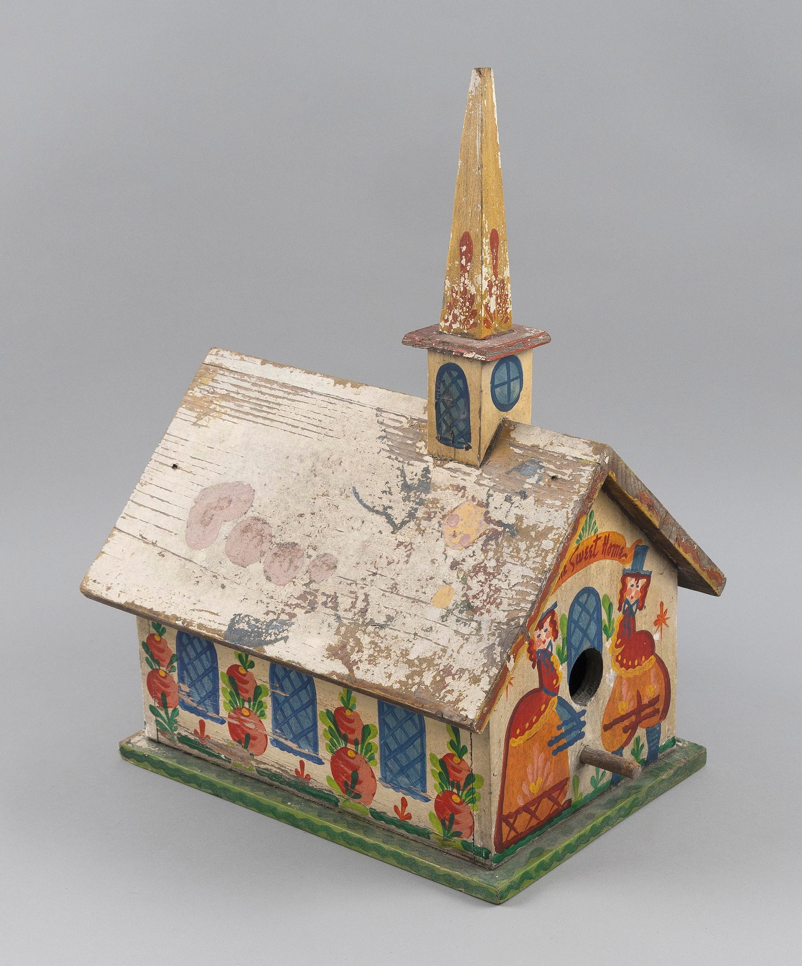 NANCY WHORF (Massachusetts/Florida, 1930-2009), Church-form birdhouse., Height 17.5". (1 of 6)