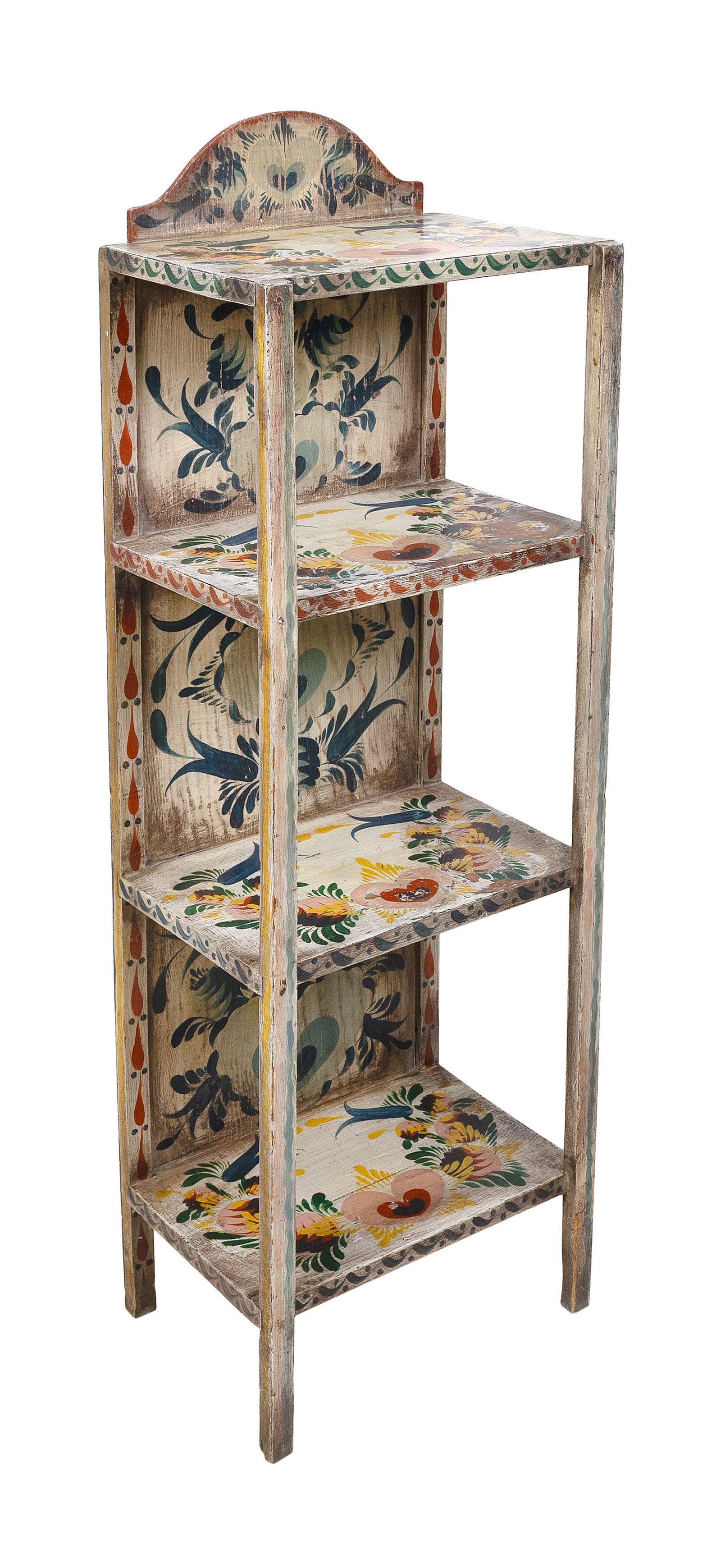 PETER HUNT (Massachusetts, 1896-1967), Four-tier stand, Height 45.5". Width 15". Depth 10". (1 of 4)