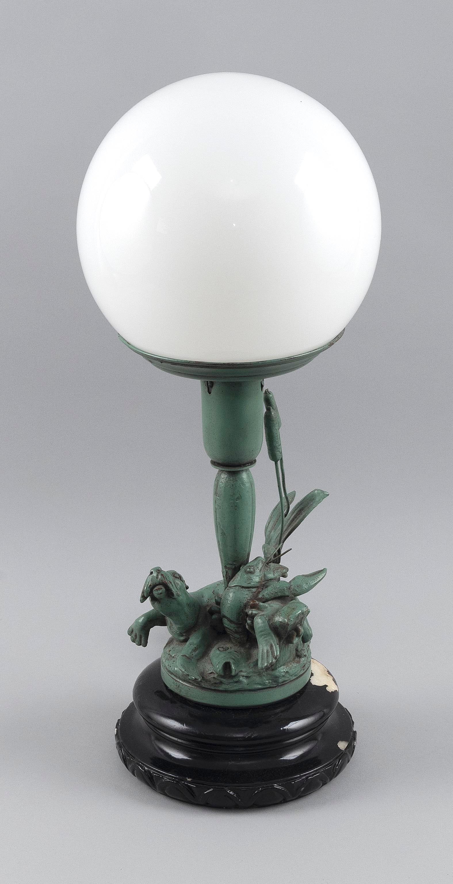 MARINE MOTIF TABLE LAMP 20th Century Total height 20". (1 of 5)