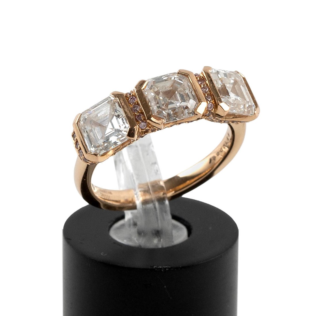 BOODLES 18KT ROSE GOLD AND DIAMOND RING Approx. 3.3 total dwt. (1 of 2)