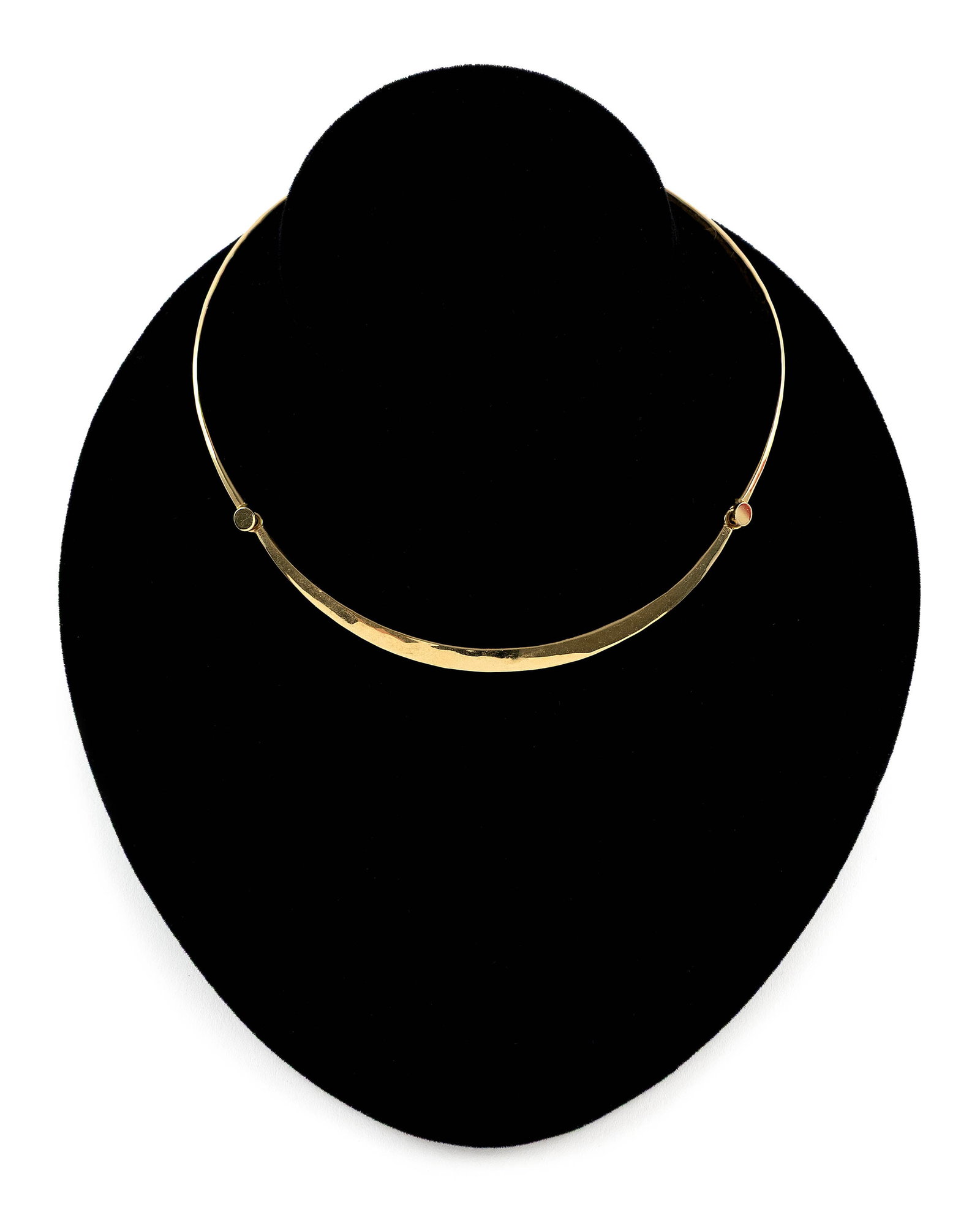 18KT YELLOW GOLD THREE-PIECE FLEXIBLE CHOKER Approx. 28.6 total dwt. (1 of 2)