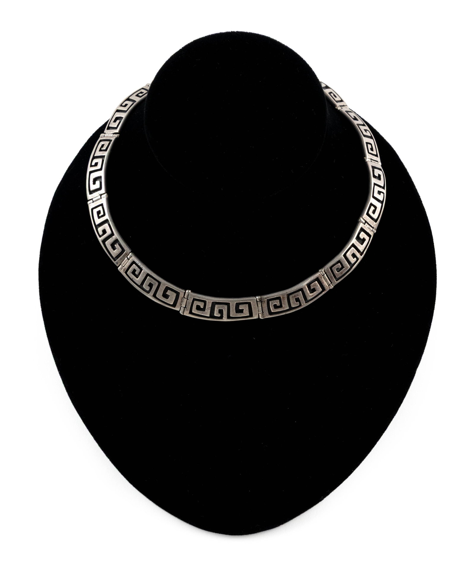 MEXICAN STERLING SILVER FLEXIBLE LINK NECKLACE Approx. 39.0 total dwt.
