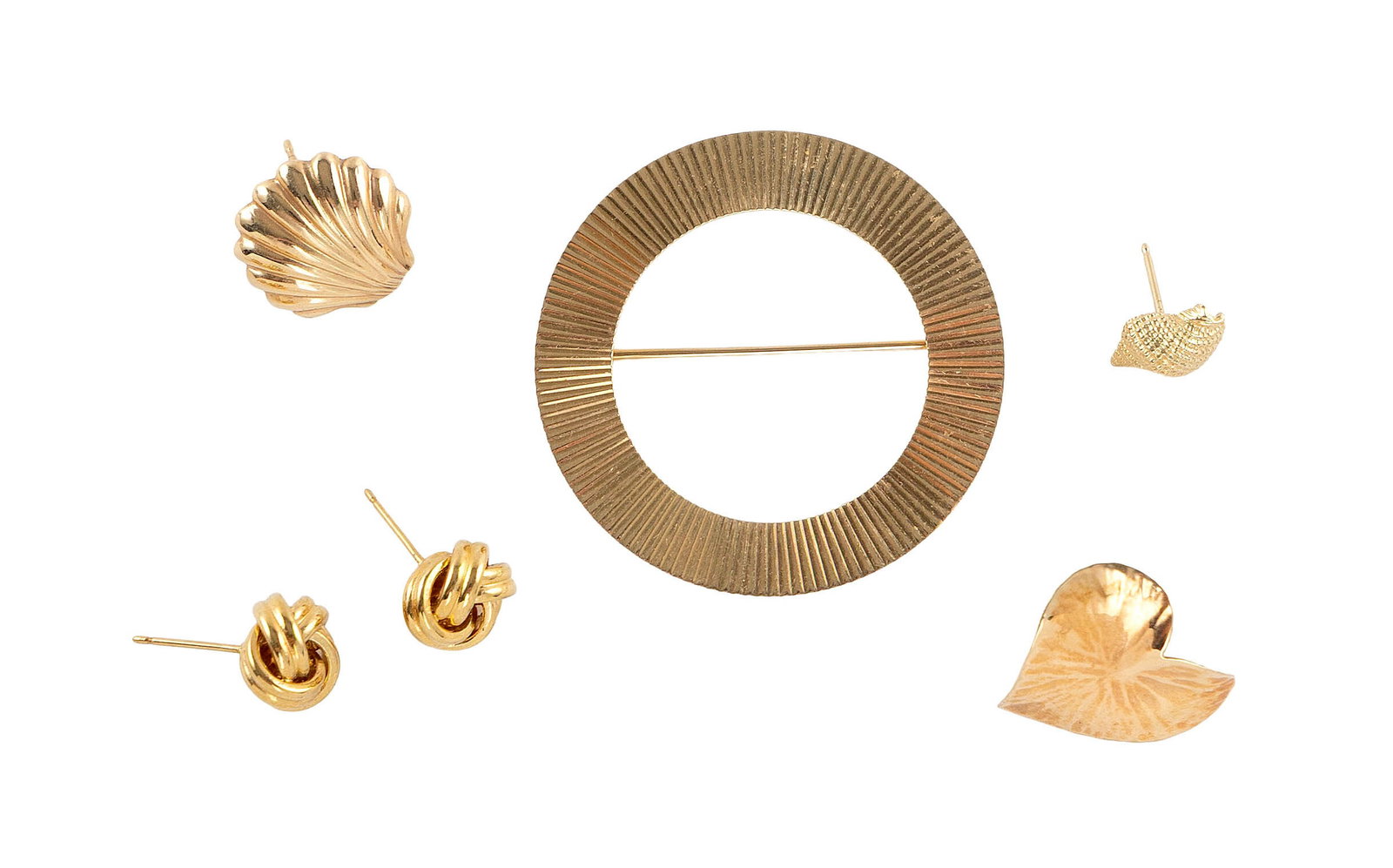 SIX PIECES OF 14KT YELLOW GOLD Approx. 12.2 total dwt. (1 of 1)