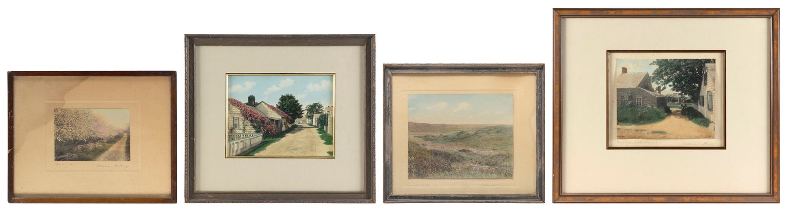 FOUR HAND-TOUCHED PHOTOGRAPHS PERTAINING TO NANTUCKET BY WALLACE NUTTING AND H. MARSHALL GARDINER (1 of 5)