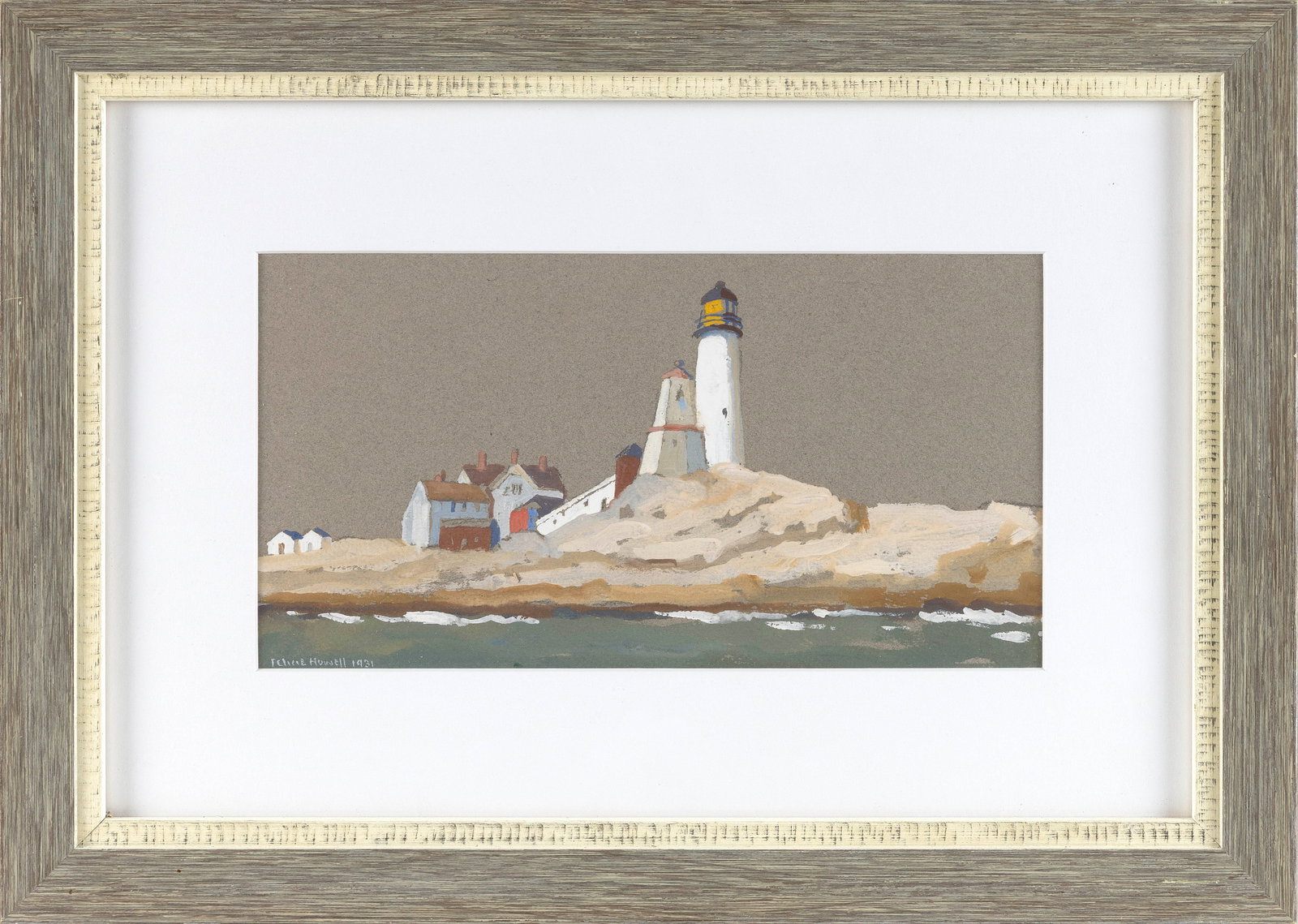 FELICIE WALDO MIXTER HOWELL (New York/Washington, D.C./Hawaii, 1897-1968), Isle of Shoals Light., (1 of 1)