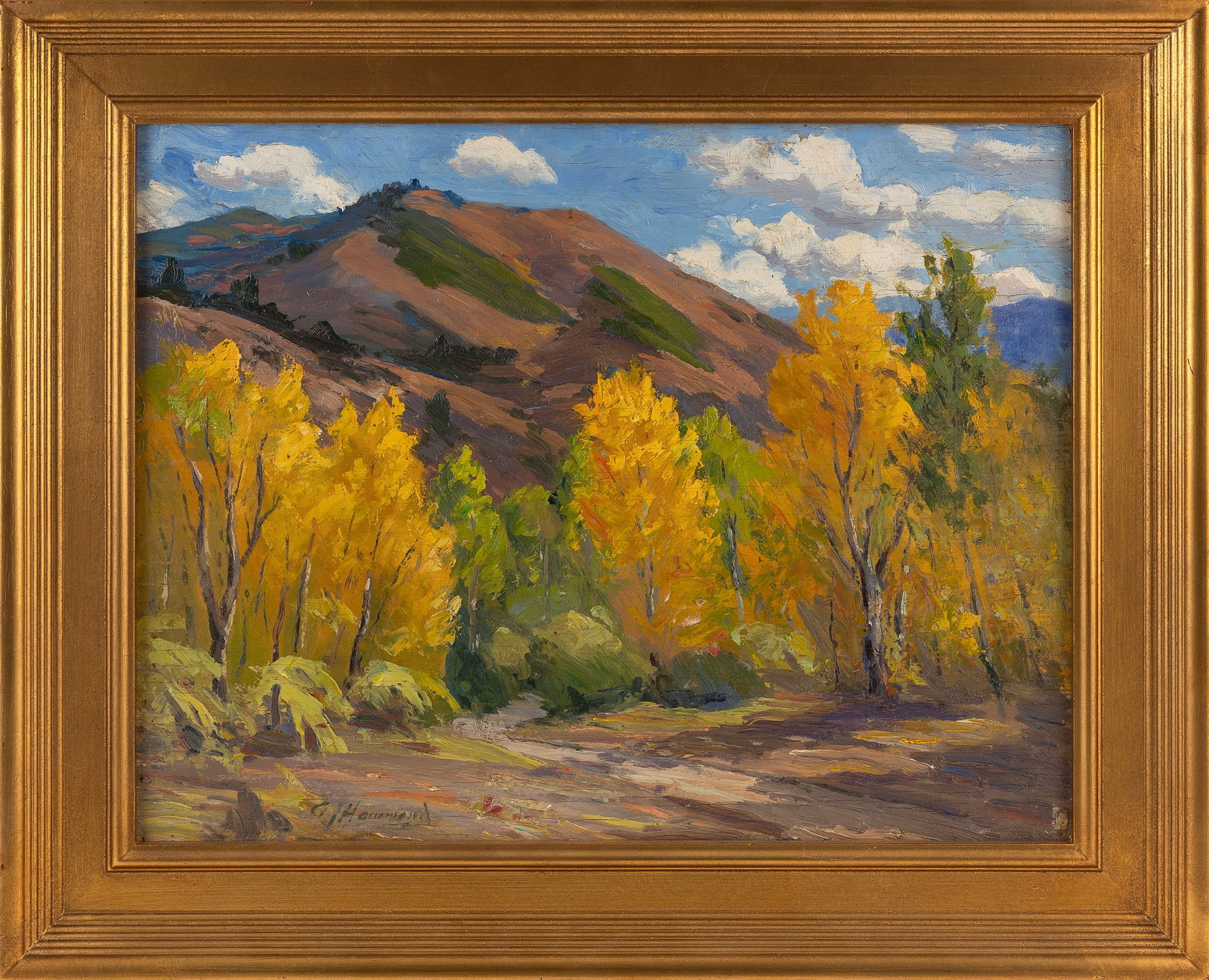 ARTHUR JOSIAH HAMMOND (Massachusetts/California, 1875-1958), "Poncha Pass, Colorado 1931"., Oil on (1 of 2)