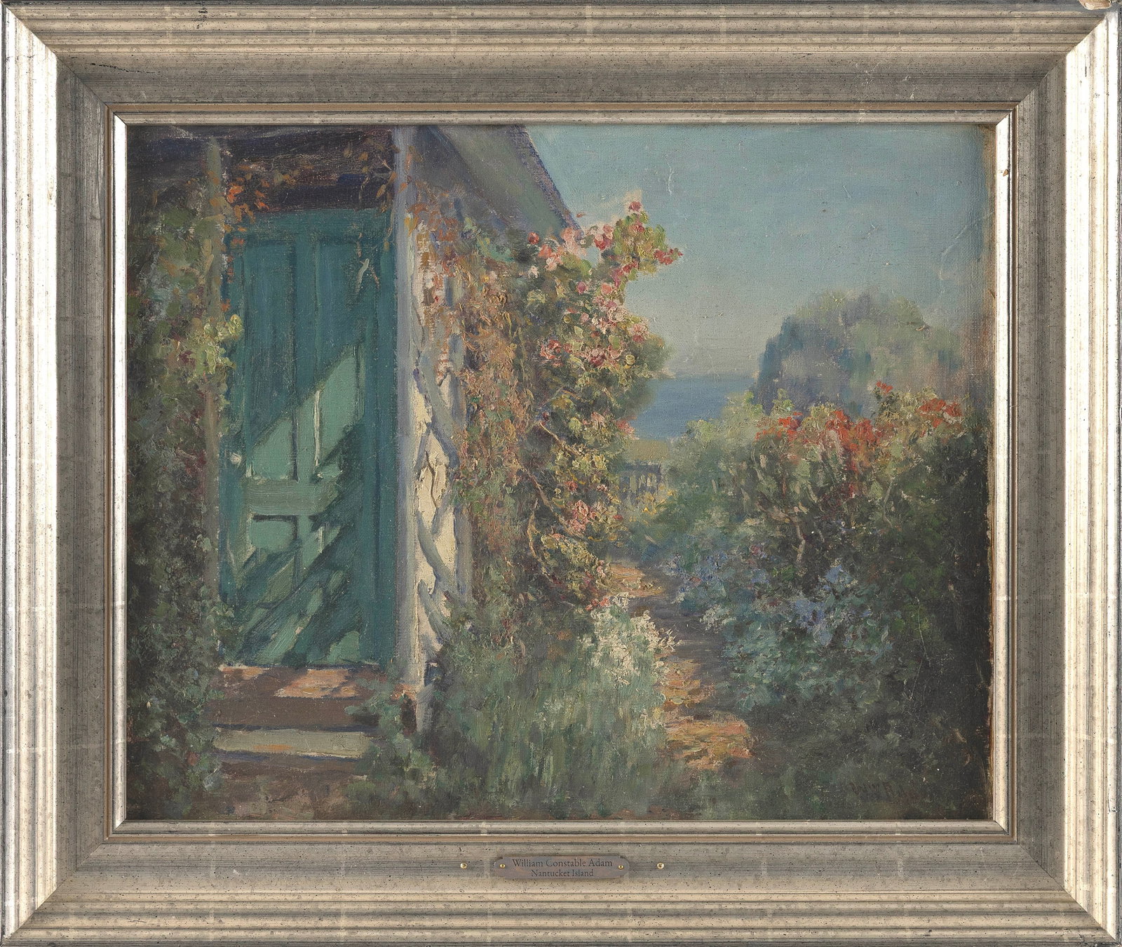 WILLIAM CONSTABLE ADAM (California/Massachusetts, 1846-1931), "Nantucket Island"., Oil on board, 16" (1 of 1)