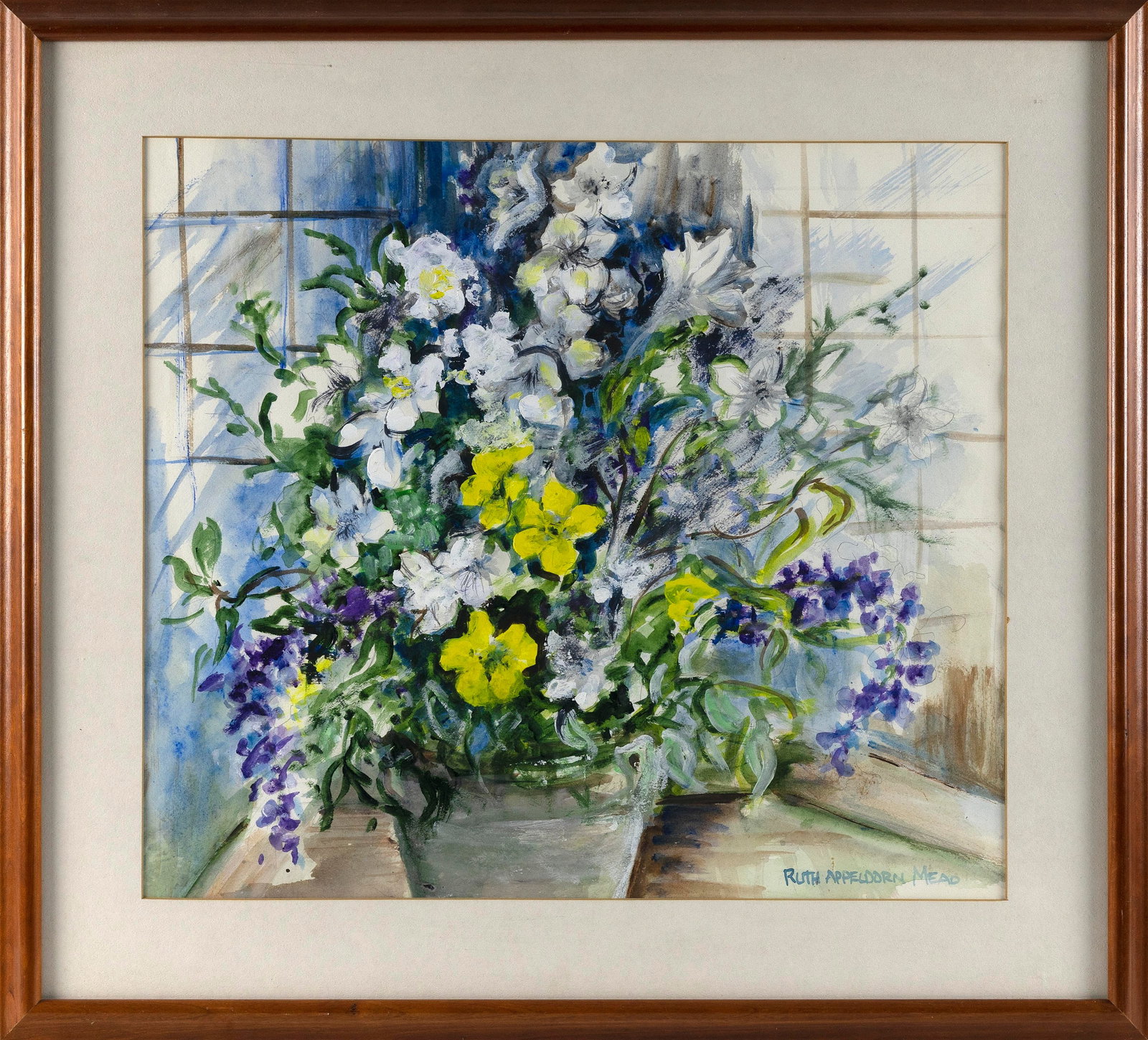 RUTH APPELDOORN MEAD (Illinois/Massachusetts, 1894-1994), "Summer Bouquet", Martha's Vineyard, (1 of 2)