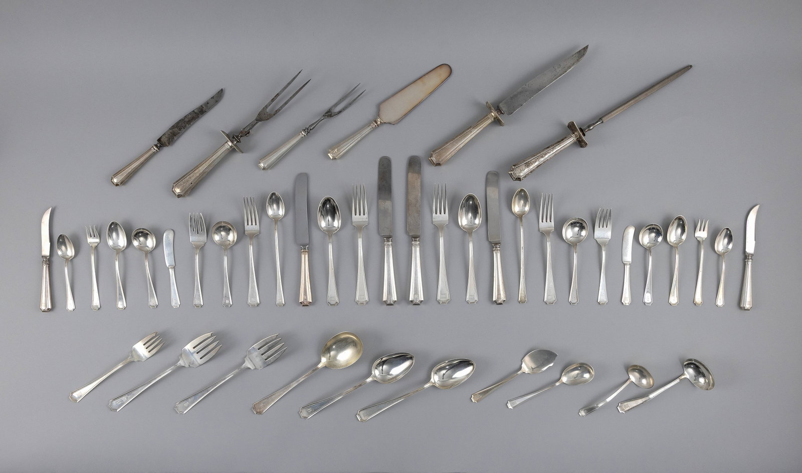 DURGIN "FAIRFAX" STERLING SILVER FLATWARE SET Providence, Rhode Island, Early to Mid-20th Century (1 of 1)