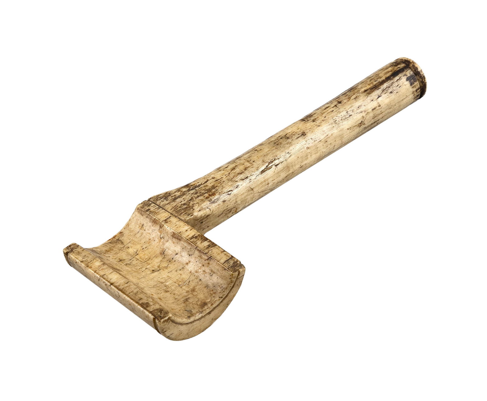 WHALEBONE SERVING MALLET 19th Century Length 8.5". (1 of 4)