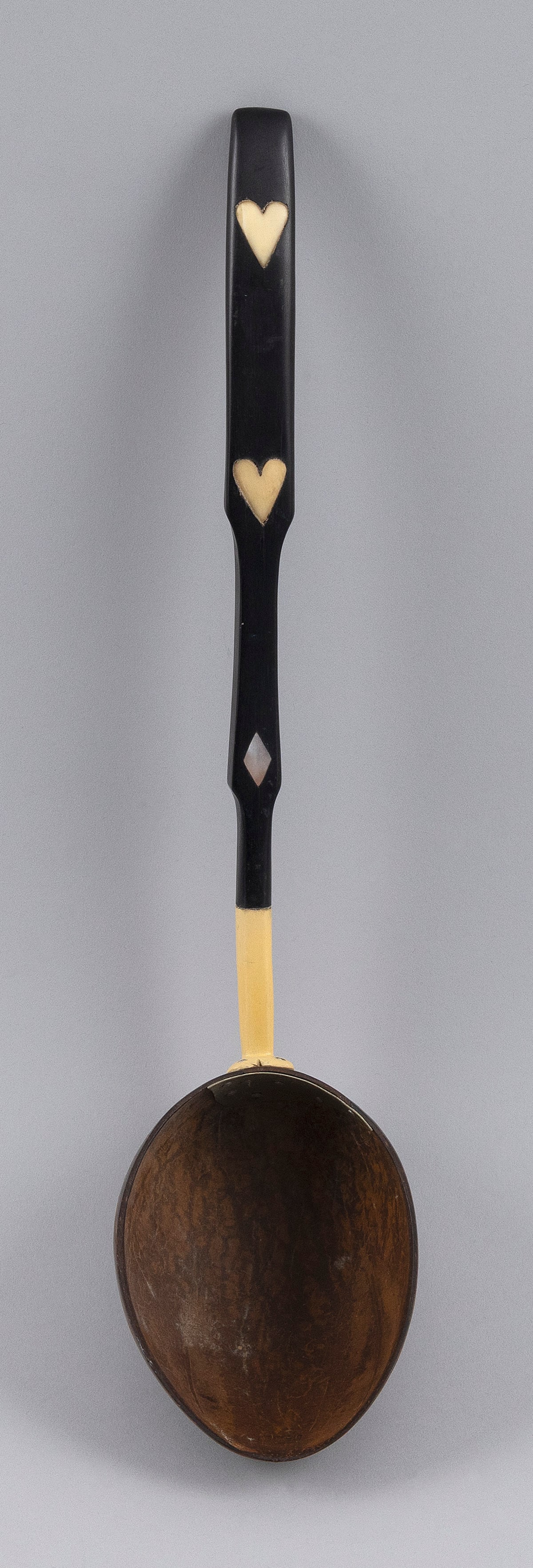 COCONUT SHELL DIPPER 19th Century Length 16". (1 of 4)
