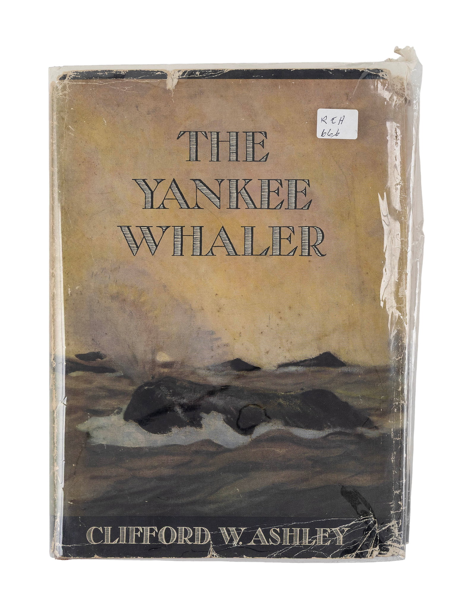 SIGNED POPULAR EDITION COPY OF "THE YANKEE WHALER" BY CLIFFORD W. ASHLEY 10.5" x 7.5". (1 of 9)