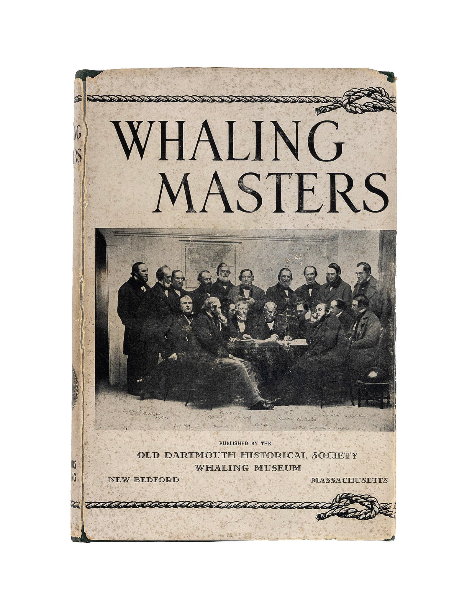 BOOK "WHALING MASTERS: AMERICAN GUIDE SERIES" 9.25" x 6.5". (1 of 5)
