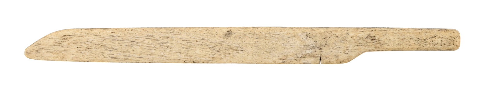 * WHALEBONE BLADE Probably 19th Century Length 19.25". (1 of 2)