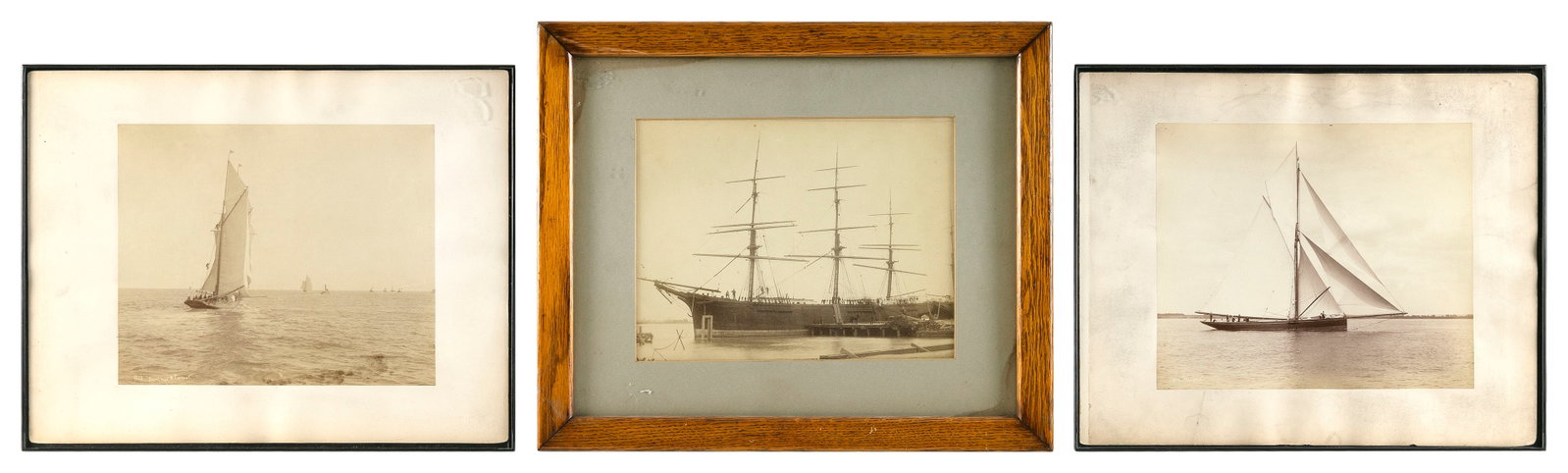 THREE MARINE PHOTOGRAPHS Late 19th/Early 20th Century (1 of 2)