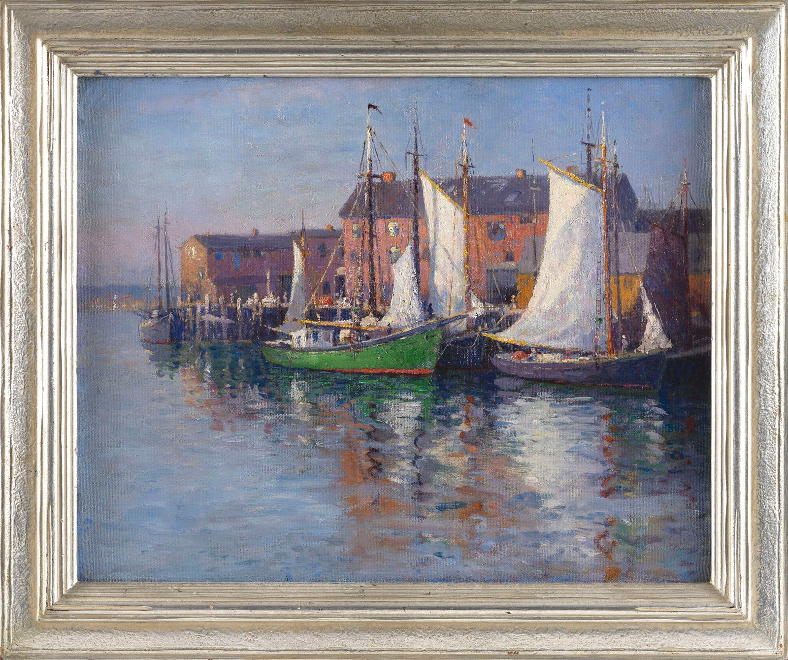 ATTRIBUTED TO FREDERICK W. OLIVER (New York/Massachusetts, 1876-1963), North Shore, Massachusetts (1 of 2)