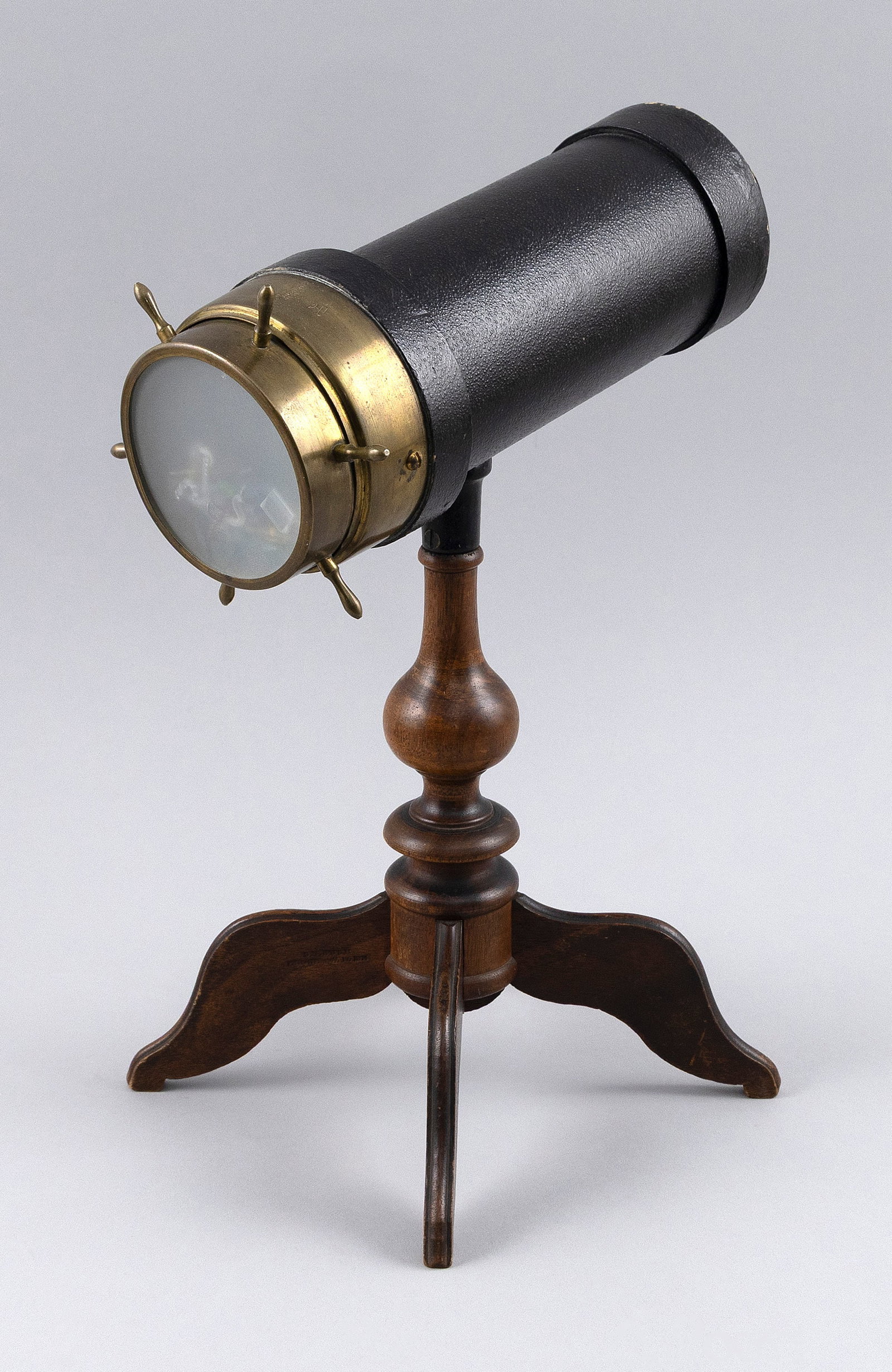 CHARLES G. BUSH PARLOR KALEIDOSCOPE New Hampshire, Circa 1875 Height 13". Length 10.5". (1 of 5)