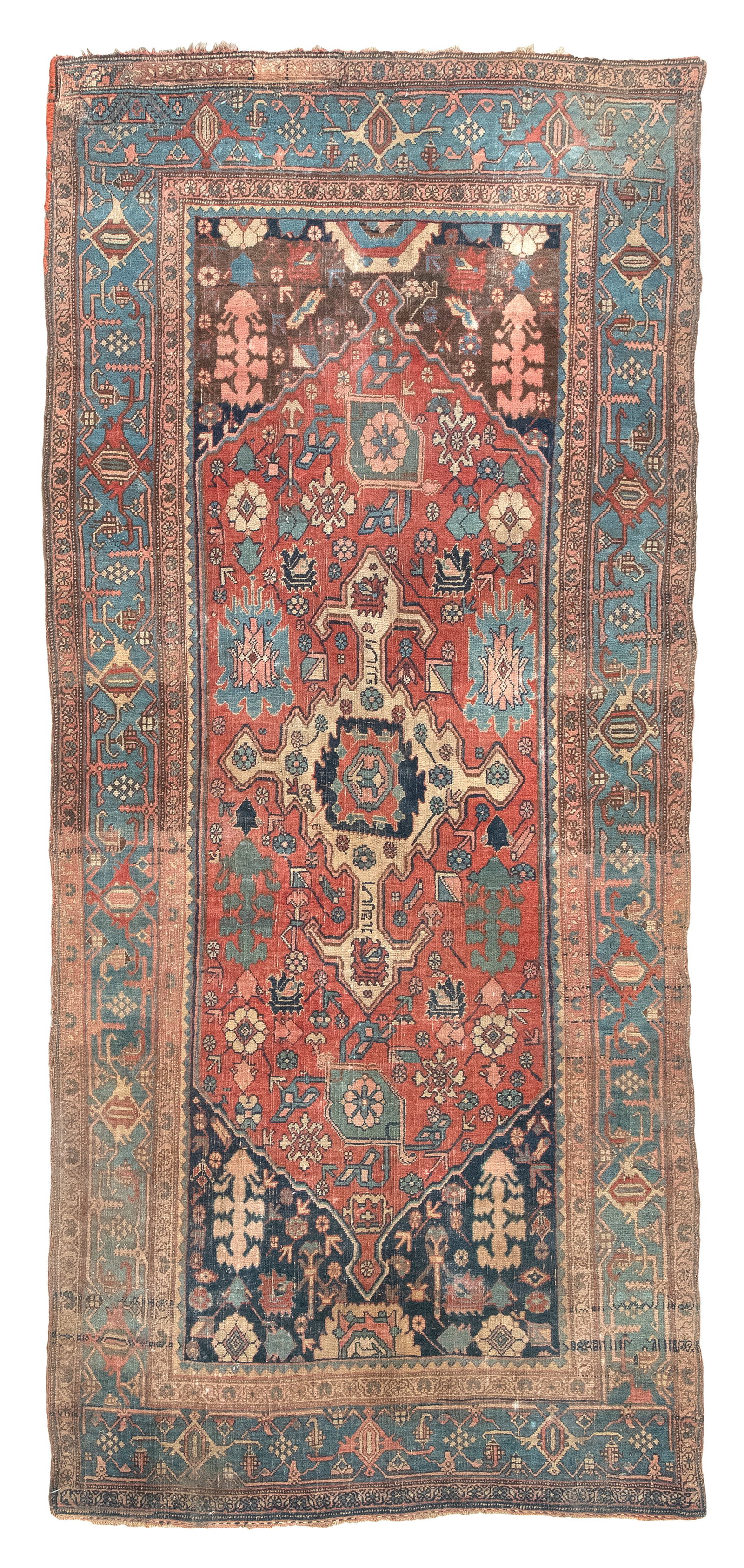 BIDJAR RUG: 3'6" X 8'2" First Quarter of the 20th Century (1 of 1)