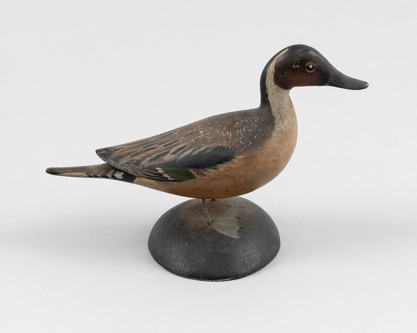 A. ELMER CROWELL MINIATURE PINTAIL DRAKE East Harwich, Massachusetts, 1862-1952 Height 3.75". Length (1 of 5)
