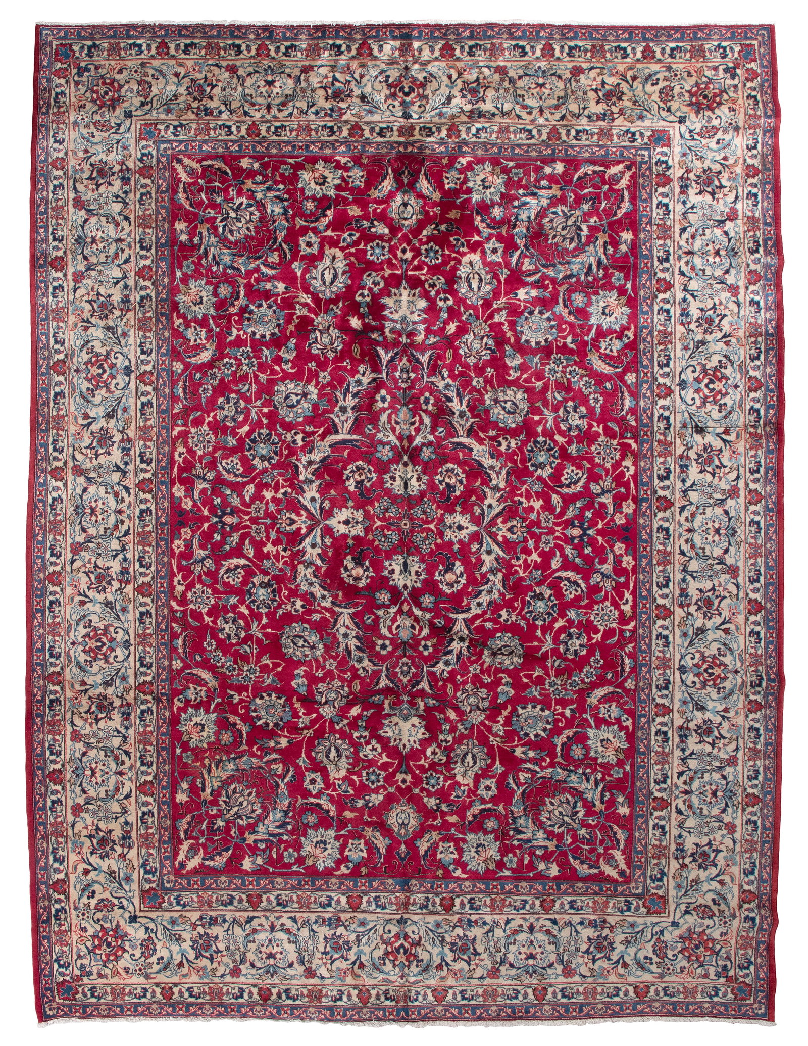 ISPHAHAN RUG: 9'10" X 13'4" Second Half of the 20th Century (1 of 1)