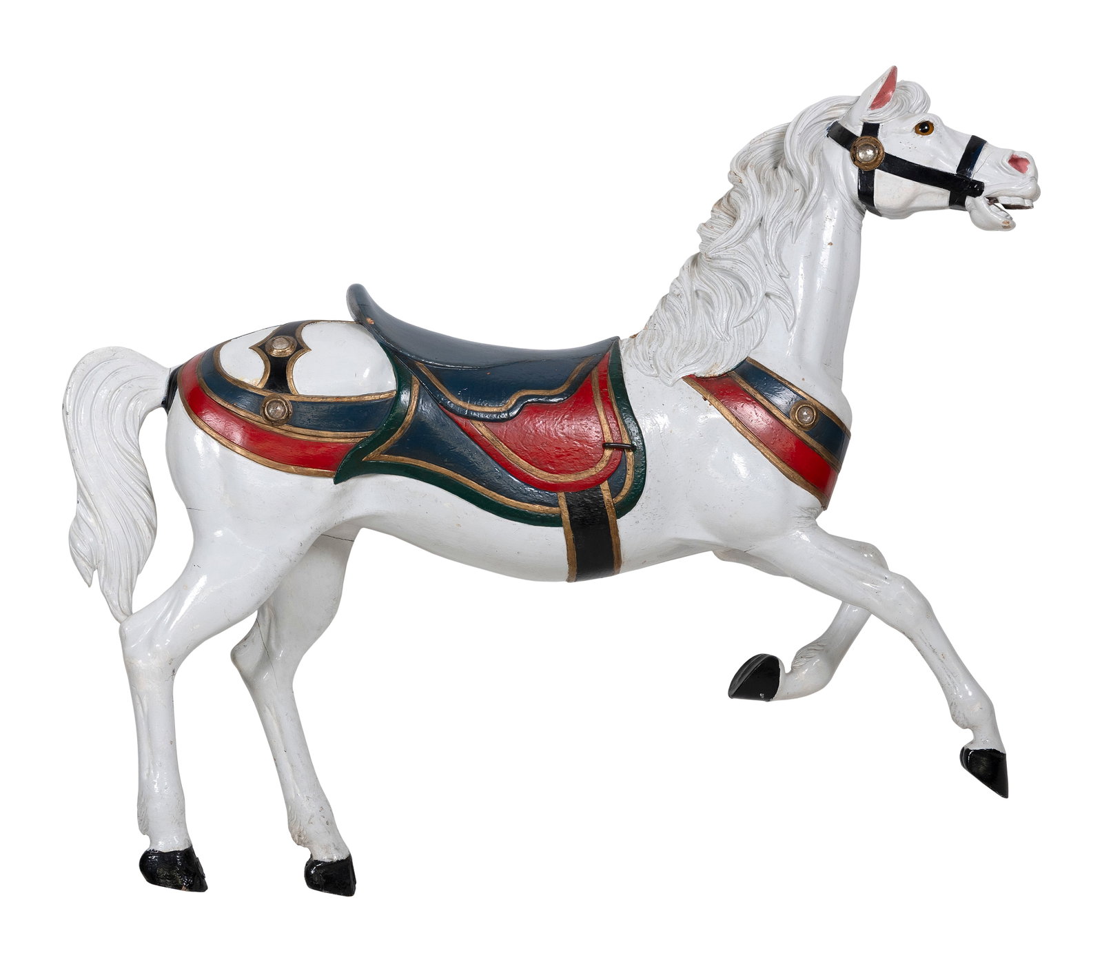 CAROUSEL HORSE Early 20th Century Height 48". Length 69". (1 of 2)