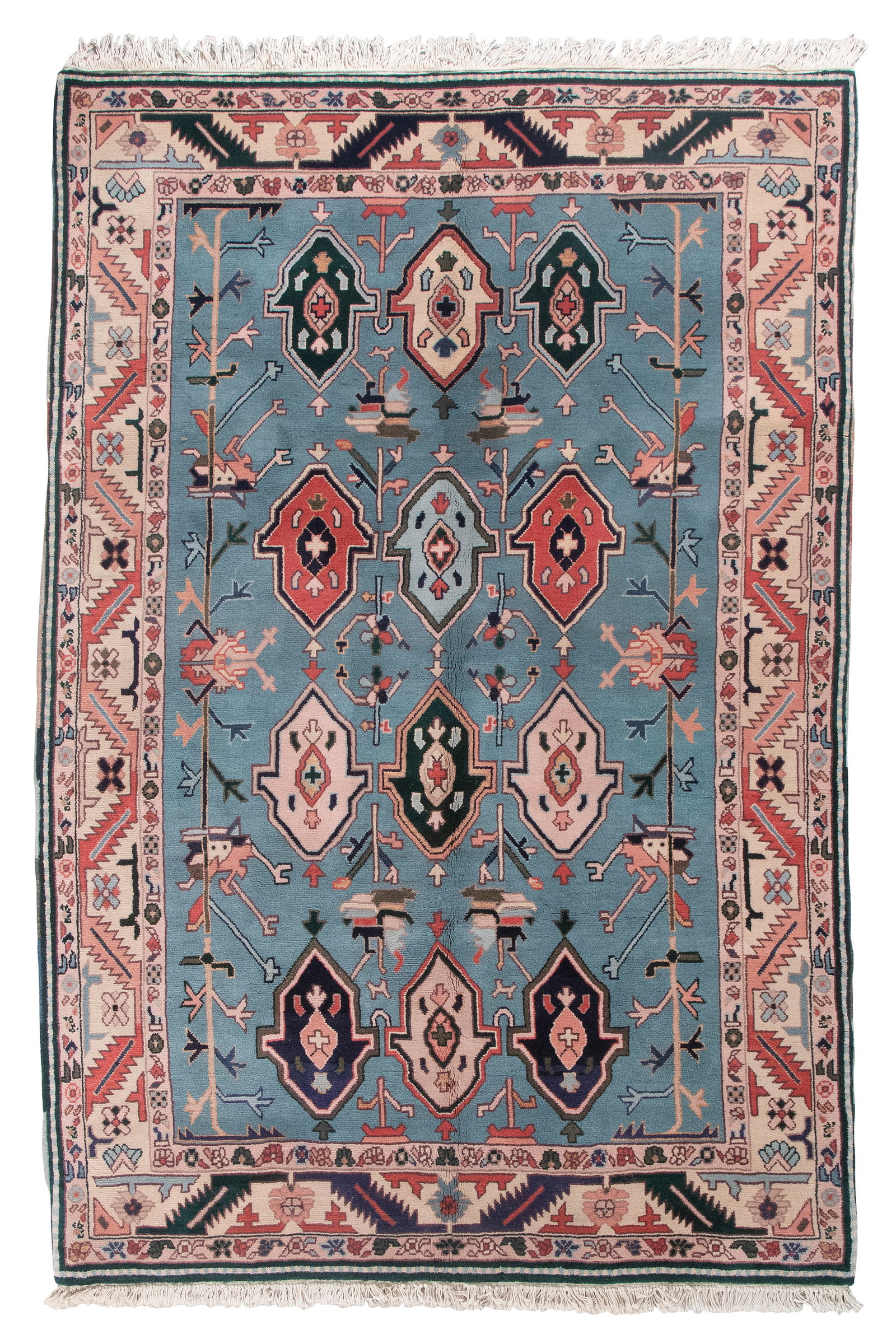 PERSIAN DESIGN RUG: 5'9" X 8'9" Late 20th Century (1 of 1)