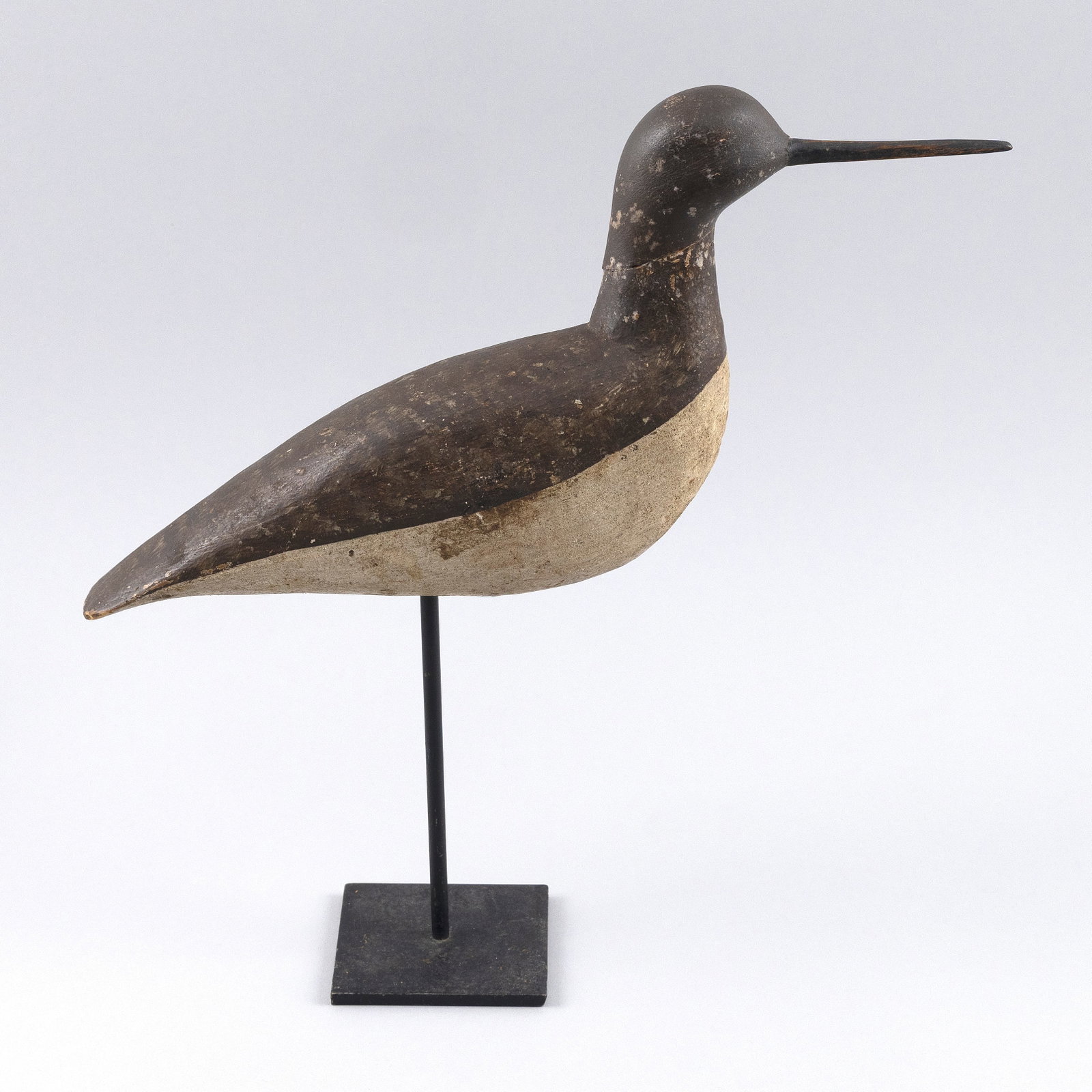 YELLOWLEGS DECOY Massachusetts, Circa 1910 Length 13.5". (1 of 5)
