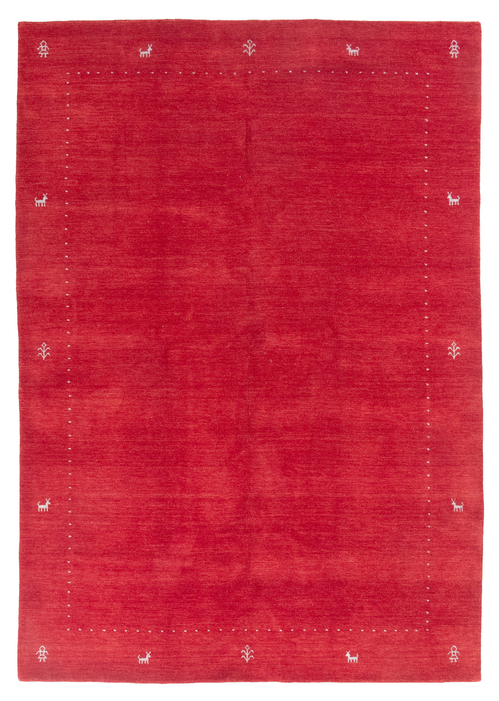 GABBEH RUG: 6'1" X 8'10" 21st Century (1 of 1)
