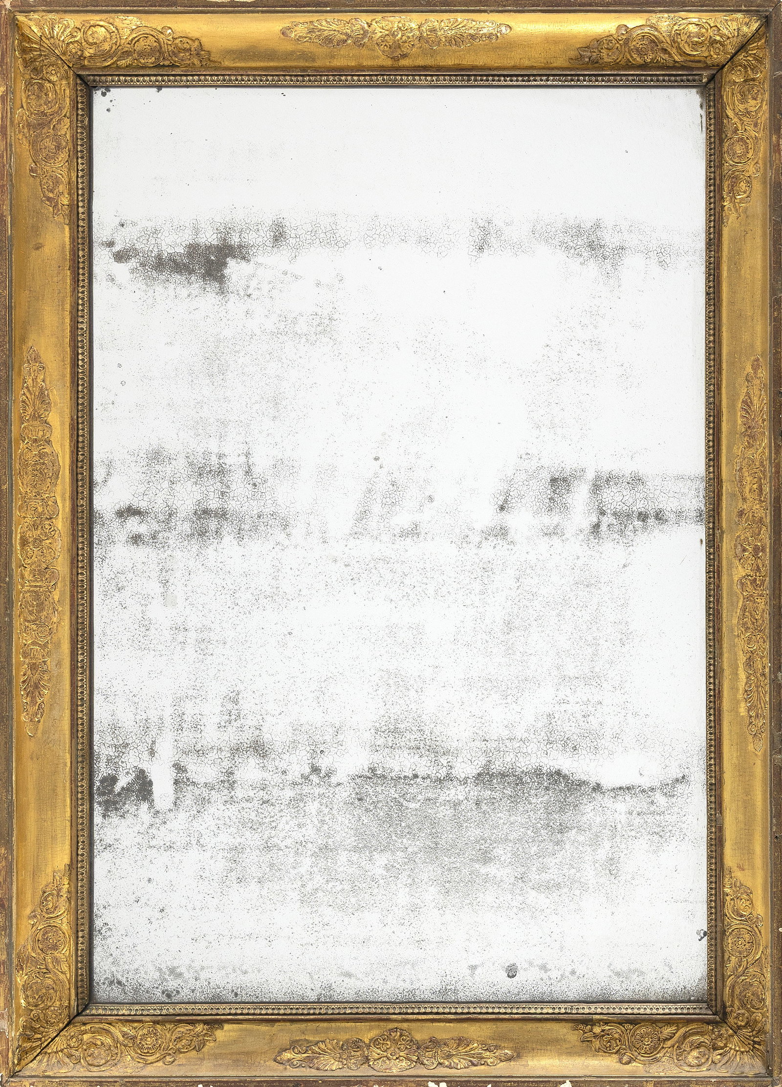 GILT MIRROR 19th Century Height 36". Width 26". (1 of 2)