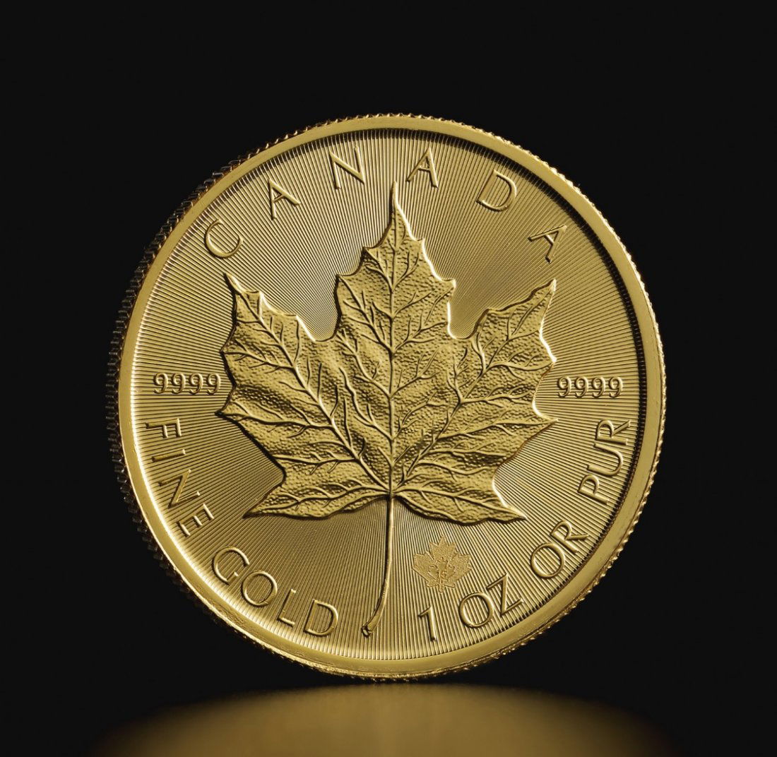 1 oz Canadian Maple Leaf Gold Coin (1 of 2)