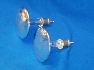 4 19th Century Mercury Glass Tie Backs - 6