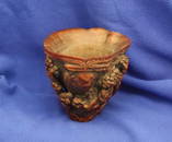 503: Chinese Bamboo Carved Wooden Drinking Bowl