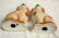 164: Pair Staffordshire Dogs w/Glass Eyes - 5