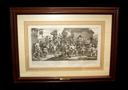 William Hogarth Engraving Hudibras 1802: William HOGARTH (1697-1764)
