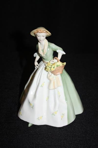 Royal Worcester Figurine Spring Morn: 7" h