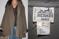 262: Hermes Camel Hair Coat Shawl