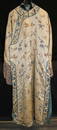 162: 19thC Embroidered Silk Dress w/Butterflies