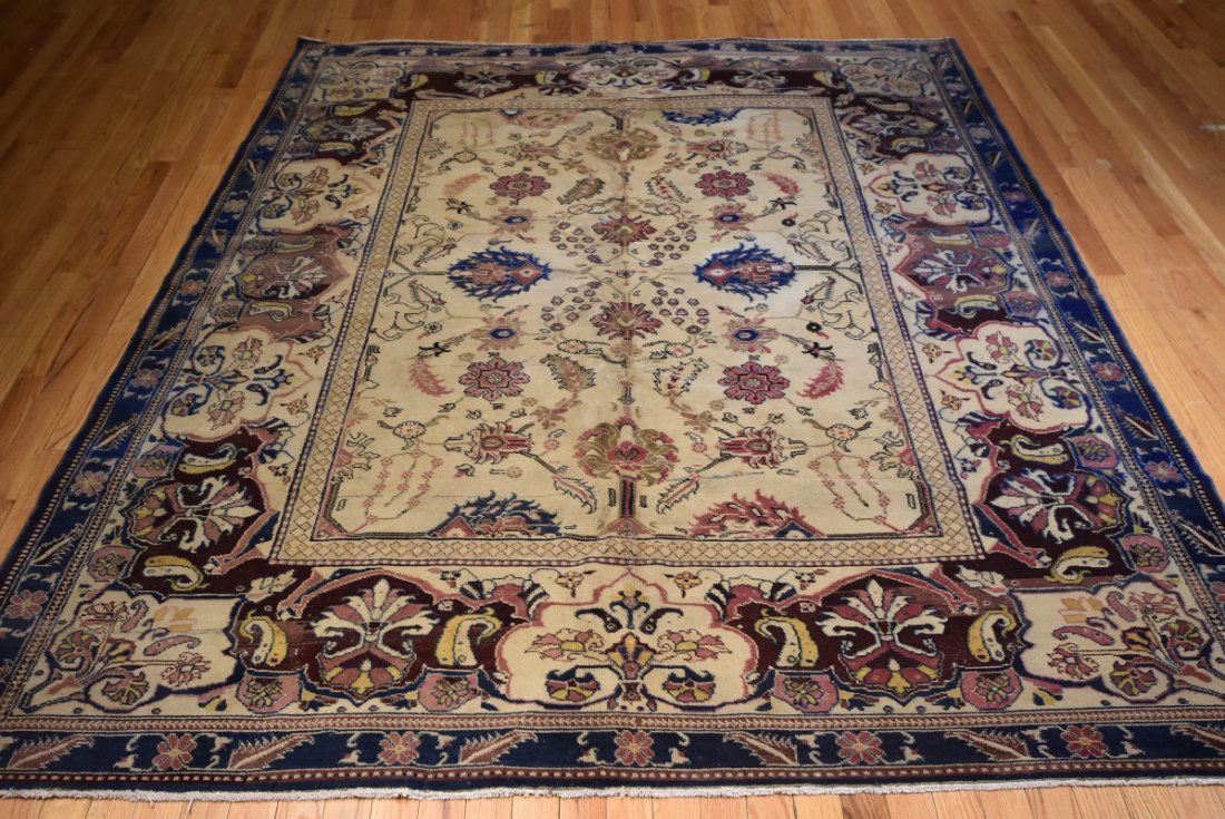 ANTIQUE INDIA AGRA RUG CIRCA 1900 (1 of 4)