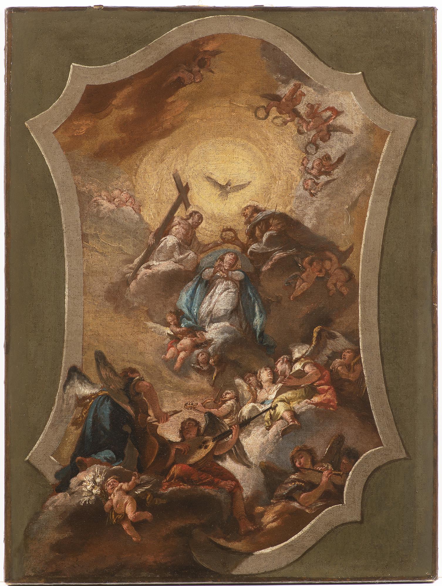 Francesco Fontebasso (1707â€“1769): Assumption of the Virgin. The Venetian Francesco Fontebasso was a student of Sebastiano Ricci (1659-1734), one of the leading masters of Venetian painting. He was also influenced by Giambattista Tiepo