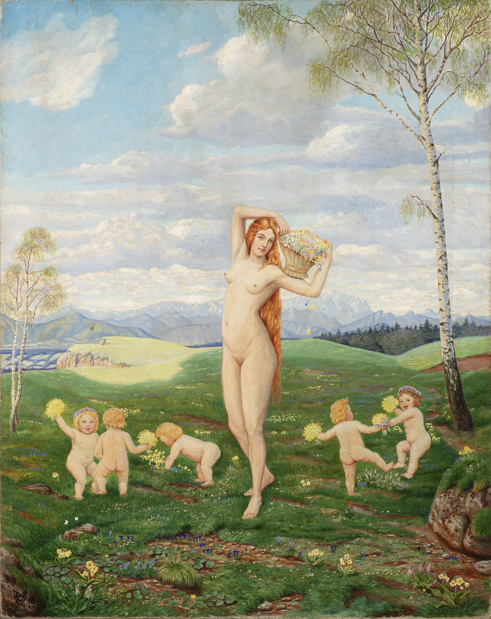 Art Nouveau Painter, Spring Dance (1 of 3)