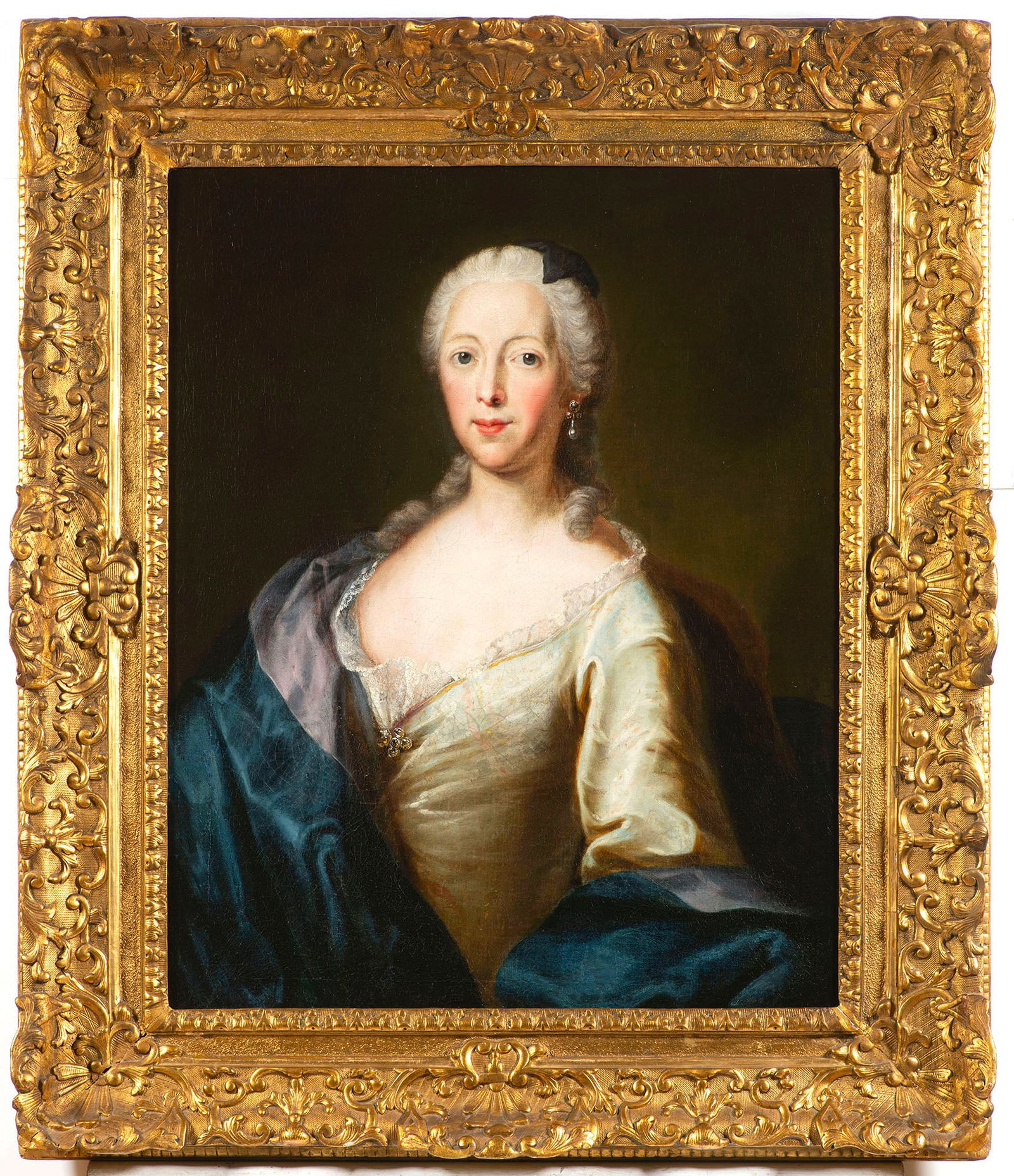 Jacopo Amigoni (1682-1752) Portrait of a Lady: The artist, who was born in Naples and died in Madrid, studied in Venice and was one of the most important Venetian Rococo painters. He worked in Germany, London, Venice and Madrid and created numerou